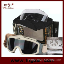 Airsoft Goggle Tactical Turbofan Goggles with 2 Speed Protective Goggles